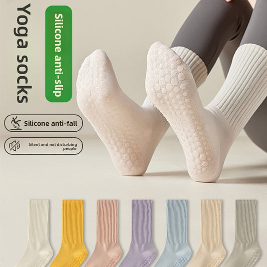 Yoga socks for women mid-calf socks