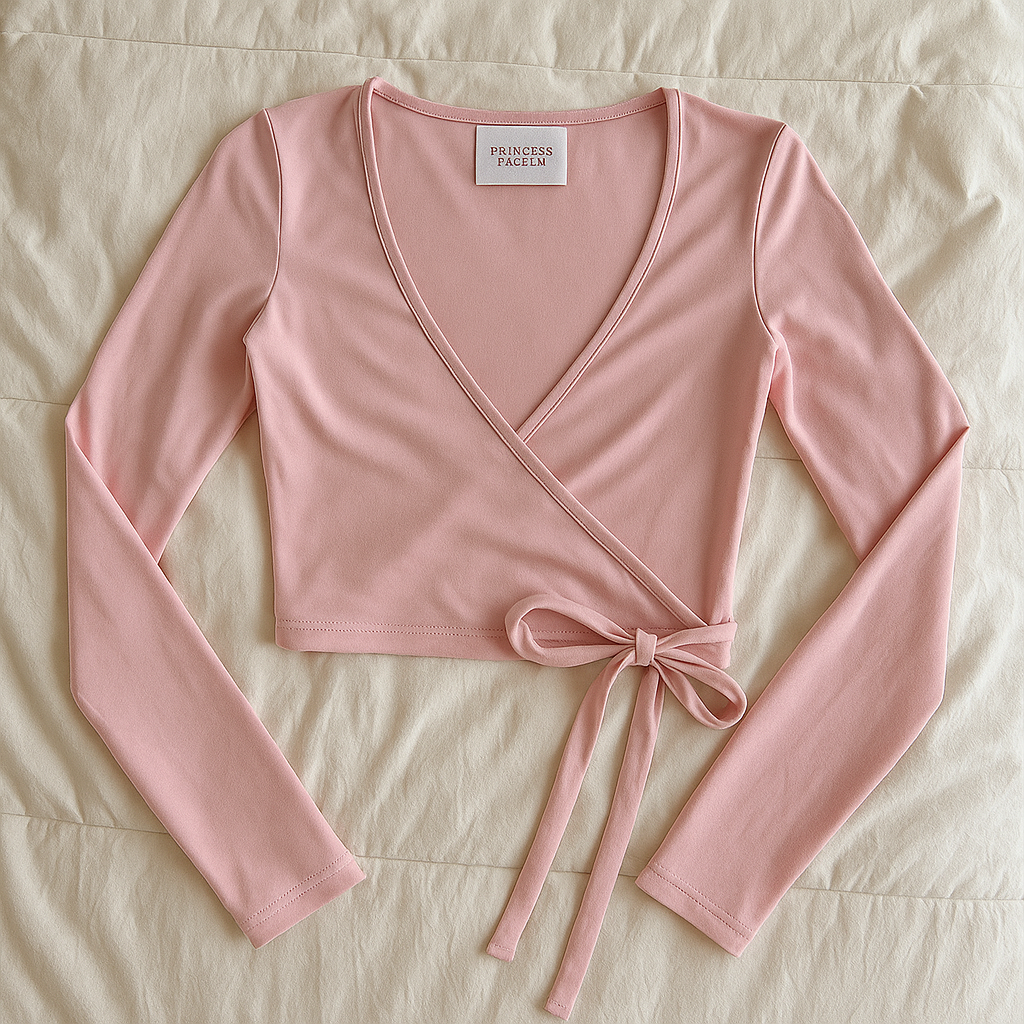 Pink Princess Long Sleeve Wrap