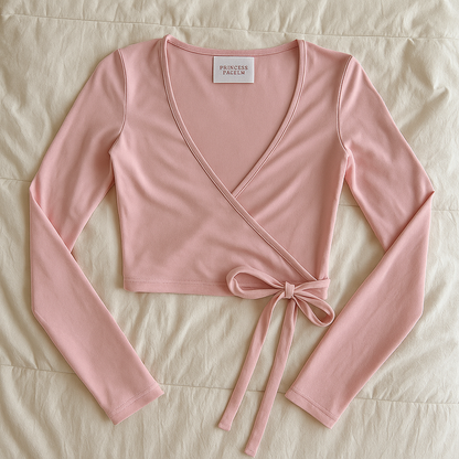 Pink Princess Long Sleeve Wrap