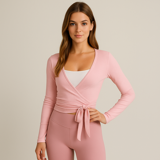 Pink Princess Long Sleeve Wrap